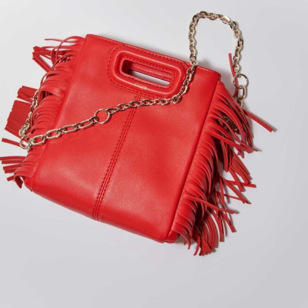 Red Maje Fringe Bag